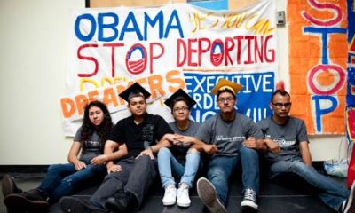 Latino youth protesting Obama administration immigration policy